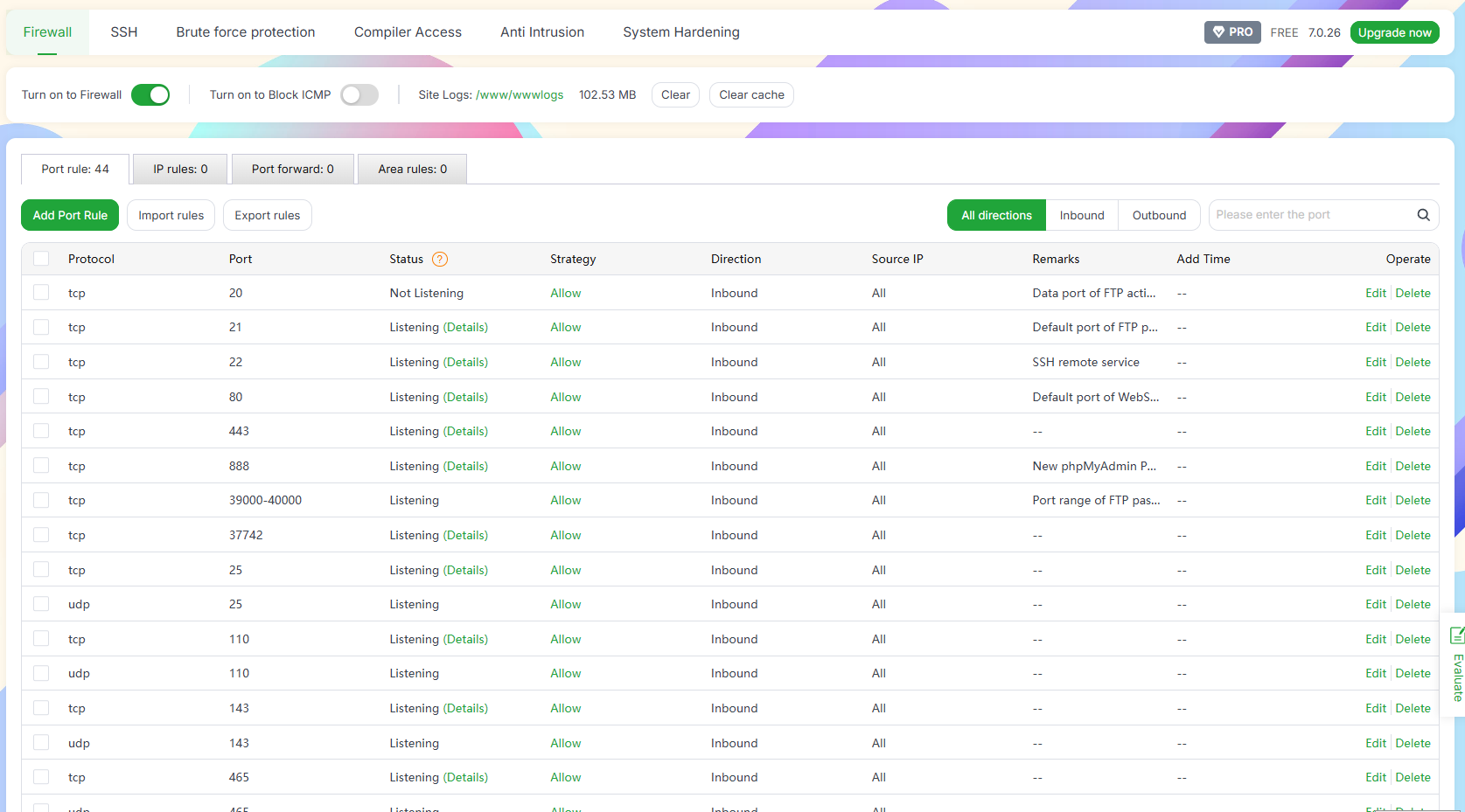 aaPanel Security Extensions